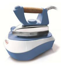 Ferro da stiro Pratica - a caldaia - 23x15x32 cm - 2000 W - 220/240 V -  bianco/azzurro - Melchioni family