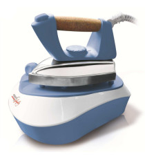 Ferro da stiro Pratica - a caldaia - 23x15x32 cm - 2000 W - 220/240 V -  bianco/azzurro - Melchioni family