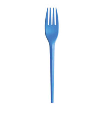 Forchette in CPLA - 16 cm - blu - Big Party - conf. 20 pezzi