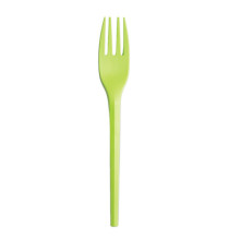 Forchette in CPLA - 16 cm - verde mela - Big Party - conf. 20 pezzi