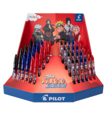 Frixion Ball e Clicker Naruto - colori assortiti - Pilot - expo 96 pezzi