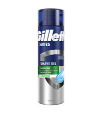 Gel da barba Gillette series - pelli sensibili - 75 ml (da viaggio) - Gillette