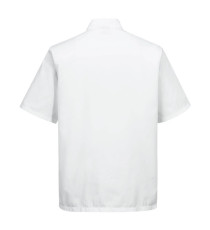 Giacca cuoco Kent - maniche corte - taglia M - bianco - Portwest