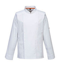 Giacca cuoco MeshAir Pro - maniche lunghe - taglia L - bianco - Portwest