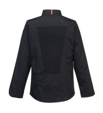 Giacca cuoco MeshAir Pro - maniche lunghe - taglia M - nero - Portwest