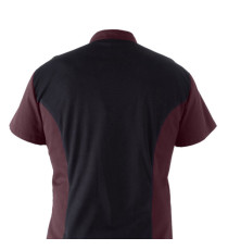 Giacca cuoco Thiago - da uomo - manica corta - taglia M - bordeaux - Giblor's