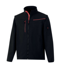 Giacca Softshell 2 in 1 Soccia - taglia XL - nero/rosso - Deltaplus