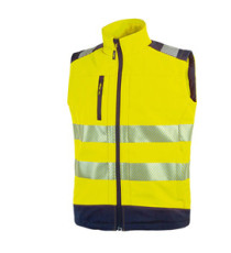 Gilet alta visibiltà Softshell Dany - taglia L - giallo fluo - U-Power