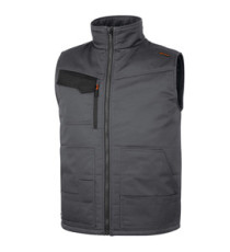 Gilet Stockton3 - multitasche - taglia L - grigio/arancio - Deltaplus