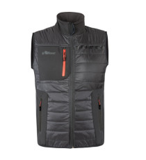 Gilet Wall - taglia L - PL - grigio/arancio - U-Power