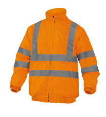 Giubbotto alta visibilità Reno HV - poliestere/poliuretano - taglia XXL - arancio fluo - Deltaplus