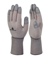 Guanti antistatica Themis VV792 ESD - taglia 08 - ruggine/grigio - Deltaplus