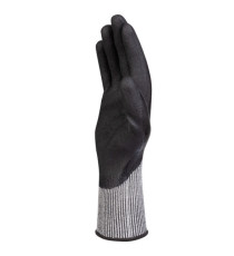 Guanti antitaglio Venicut D04 - maglia deltanocut - palmo in doppio nitrile - taglia 10 - nero - Deltaplus