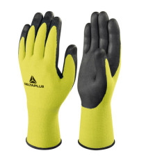 Guanti di precisione Apollonit VV734 - poliammide - palmo in schiuma di nitrile - taglia 08 - giallo fluo/nero - Deltapl