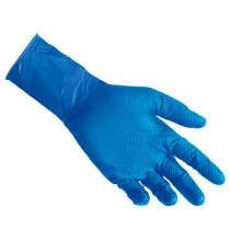 Guanti in nitrile N65 Plus - senza polvere - taglia S - blu - Reflexx - conf. 50 pezzi