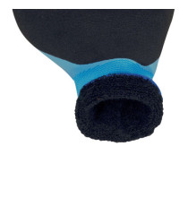 Guanti Wet&dry VV636BL - poliammide - palmo in nitrile - taglia 08 - blu/nero - Deltaplus