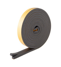 Guarnizione adesiva per isolamento porte blindate - 17 mm x 8 m - PVC - antracite - Geko