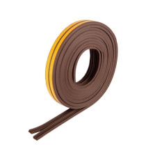 Guarnizione adesiva per isolamento STRIP - fessura 1-3 mm - 6 m - gomma - marrone - Geko