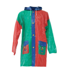 Impermeabile bambino - taglia 6-8 anni - PVC - multicolor - Verdemax