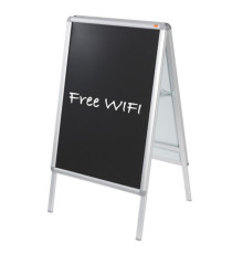 Inserto nero per cavalletto A Frame - scrivibile - A1 - Nobo - conf. 2 pezzi