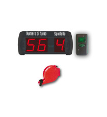 Kit completo elimina code multifunzione (2 numeri + 9 sportelli) / (Numero di turno + sportello) - Printex