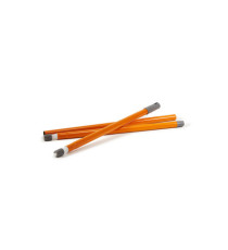 Kit per pavimenti Secchiostrizza - secchio con strizzatore 12 L + mop 240 gr + manico da 130 cm - arancione - Perfetto
