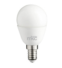 Lampada - Led - minisfera - 5,5W - E14 - 6000K - luce bianca fredda - MKC