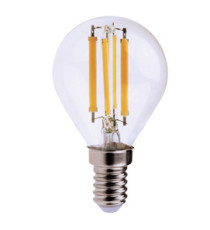 Lampada - Led - minisfera - 6W - E14 - 4000K - luce bianca naturale - MKC