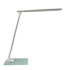 Lampada da tavolo Popy - a led - 6 W - alluminio/vetro - Unilux