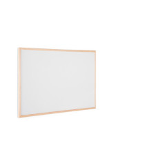 Lavagna bianca magnetica - 60 x 90 cm - cornice legno - bianco - Starline