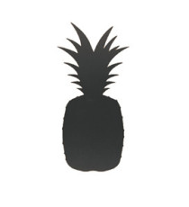 Lavagna da parete Silhouette - forma ananas - 49,3 x 23,6 cm - nero - Securit