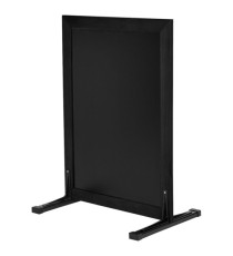 Lavagna da terra Stand Woody - 78 x 56 x 40 cm - nero - Securit