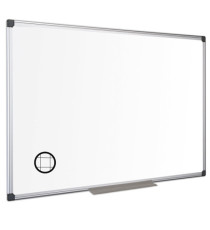 Lavagna magnetica Maya a quadretti - 60 x 90 cm - bianco - Bi-Office