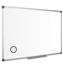 Lavagna magnetica Maya a quadretti - 90 x 120 cm - bianco - Bi-Office