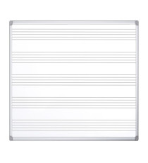 Lavagna magnetica Maya Musica - pentagramma musicale - 120 x 120 cm - Bi-Office