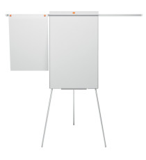 Lavagna portablocco Classic con cavalletto - 100 x 68,5 cm - bracci estensibili - bianco - Nobo