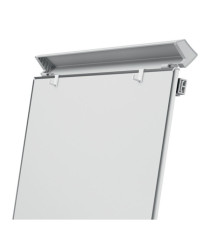 Lavagna portablocco Classic con ruote - 100 x 67,5 cm - bianco - Nobo