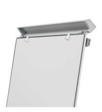 Lavagna portablocco Classic con ruote - 100 x 67,5 cm - bianco - Nobo