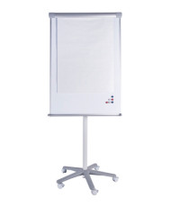 Lavagna portablocco mobile - 70 x 100 cm - bianco - Starline
