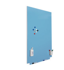 Lavagne magnetiche senza bordi - 75 x 115 cm - azzurro - Cep