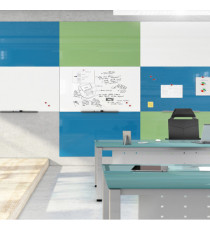 Lavagne magnetiche senza bordi - 75 x 115 cm - azzurro - Cep