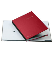 Libro firma - 14 intercalari - 24x34 cm - rosso - Fraschini