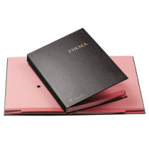 Libro firma - 14 intercalari rinforzati - 24x34 cm - nero - Fraschini