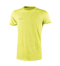 Magliette a maniche corte - taglia XL - fluo giallo - U-Power - conf. 3 pezzi