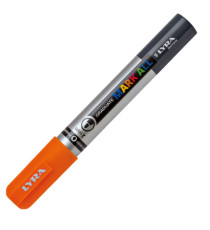 Marcatore a base d'acqua Graduate Mark All  - punta tonda 2mm - arancione - Lyra