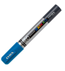Marcatore a base d'acqua Graduate Mark All  - punta tonda 2mm - azzurro - Lyra