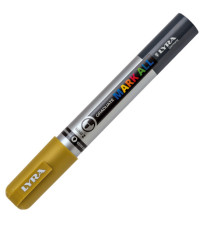 Marcatore a base d'acqua Graduate Mark All  - punta tonda 2mm - oro - Lyra