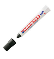 Marcatore a cera 950 - punta tonda - 10 mm - nero - Edding