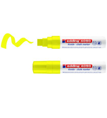 Marcatore a gesso liquido 4090 - punta scalpello - da 4 a 15mm - colori assortiti - Edding - astuccio 5 pezzi