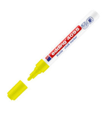 Marcatore a gesso liquido 4095 - punta tonda - da 2 a 3mm - giallo fluo - Edding
